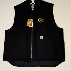 NWT Carhartt Men's Black Vest